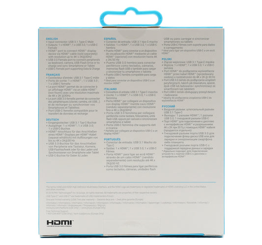 PNY 3 In 1 Type C Display Adapter UA30HD