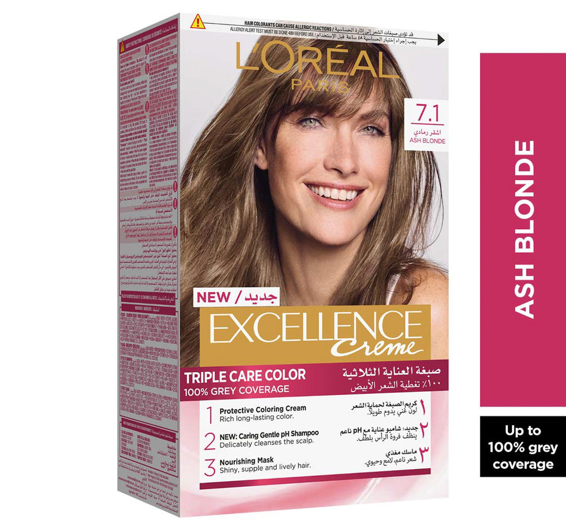 L'Oreal Paris Excellence Creme 7.1 Ash Blonde 1 pkt
