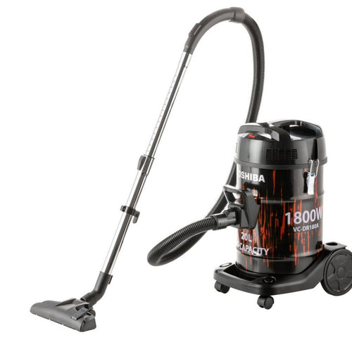 Toshiba 20L Drum Vacuum Cleaner, 1800W, Red, VC-DR180A