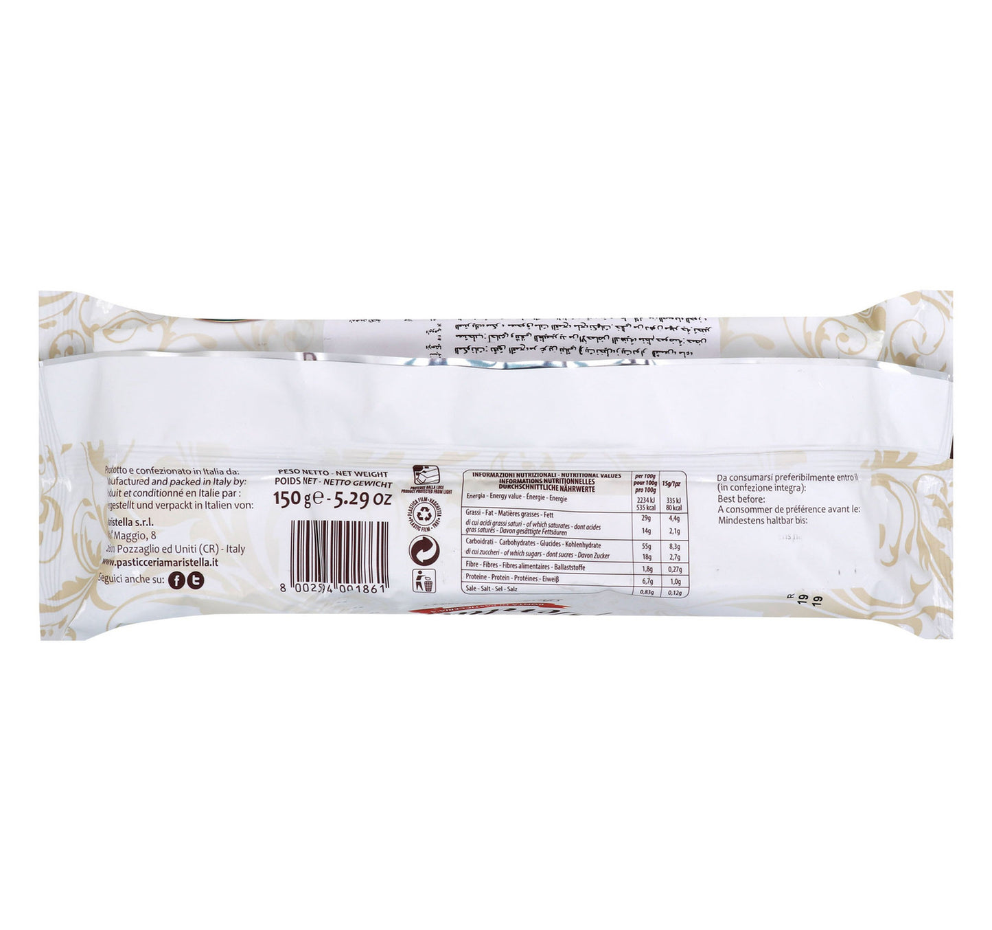 Maristella Ventagli of Puff Pastry 150 g