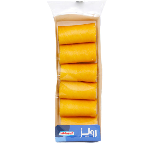 Americana Mini Roll Vanilla Cake 6 pcs 120 g