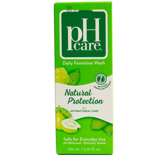 غسول نسائي للحماية الطبيعية من بي اتش كير 150 مل