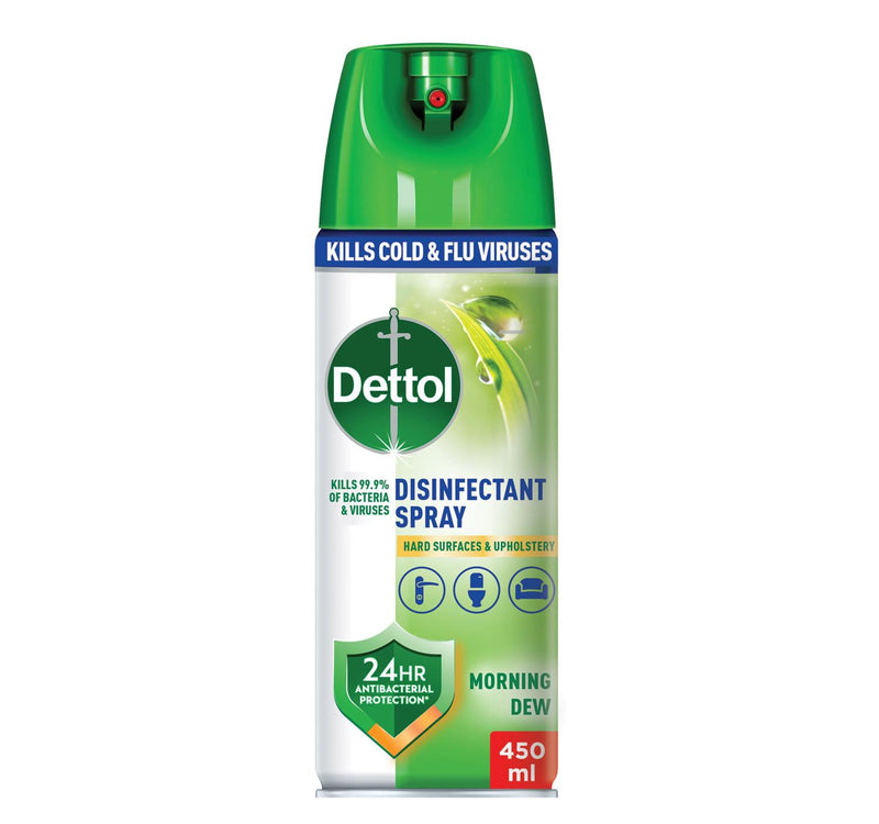 Dettol Morning Dew Anti-Bacterial All in One Disinfectant Spray 450 ml