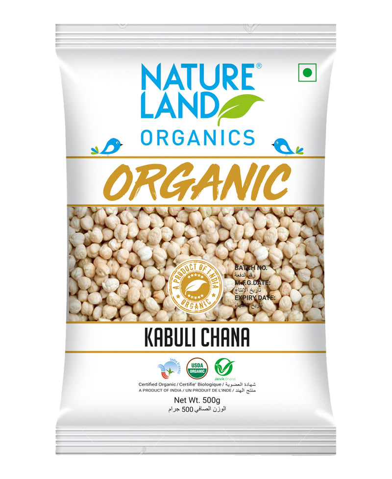 Natureland Organics Kabuli Chana 500 g
