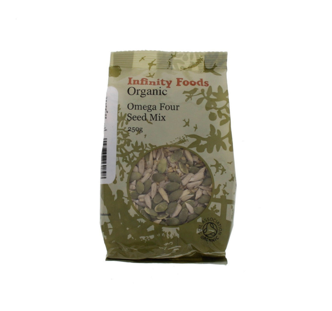 Infinity Foods Organic Omega Four Seed Mix 250 g