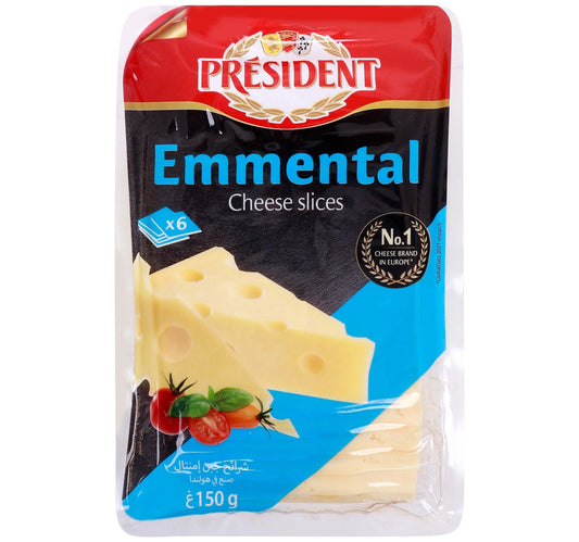 President Emmental Cheese Slices 150 g