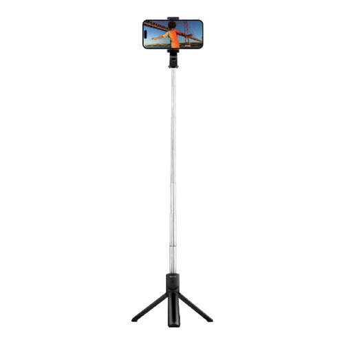 Philips Stainless Steel Bluetooth Selfie Stick with Remote, Black, DLK3622NB