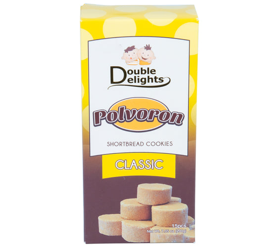Double Delights Classic Polvoron Shortbread Cookies 15 pcs 200 g
