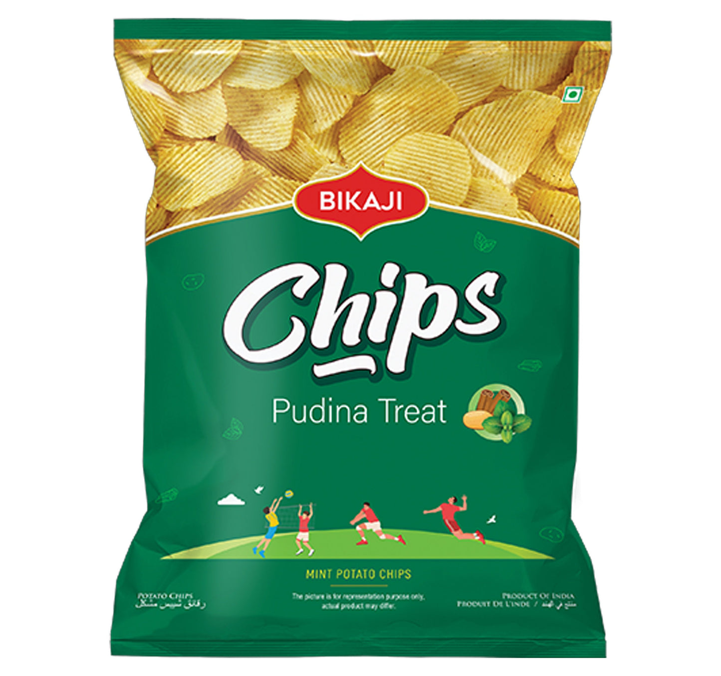 Bikaji Potato Chips Pudina Treat 40 g