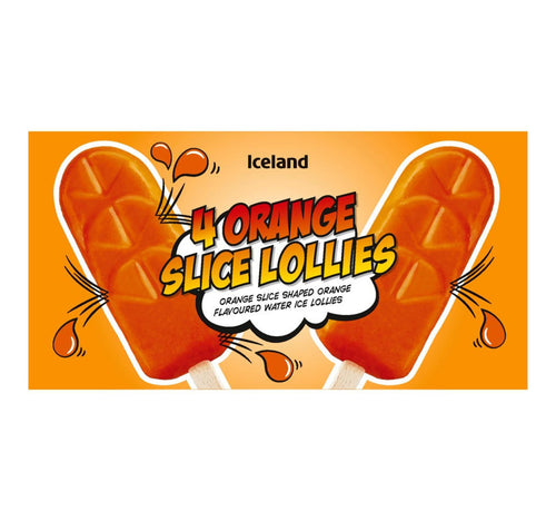 Iceland Orange Slice Lollies 4 x 60 ml