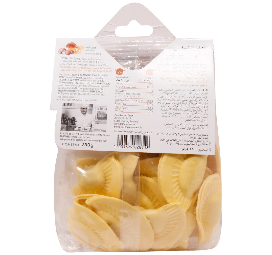 Pasta Romana Cappelletti Funghi 250 g