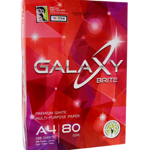 ورق جالاكسي متعدد الأغراض أبيض A4 500 ورقة