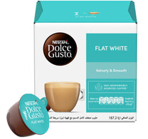 Nescafe Dolce Gusto Flat White Coffee Capsules 16 pcs