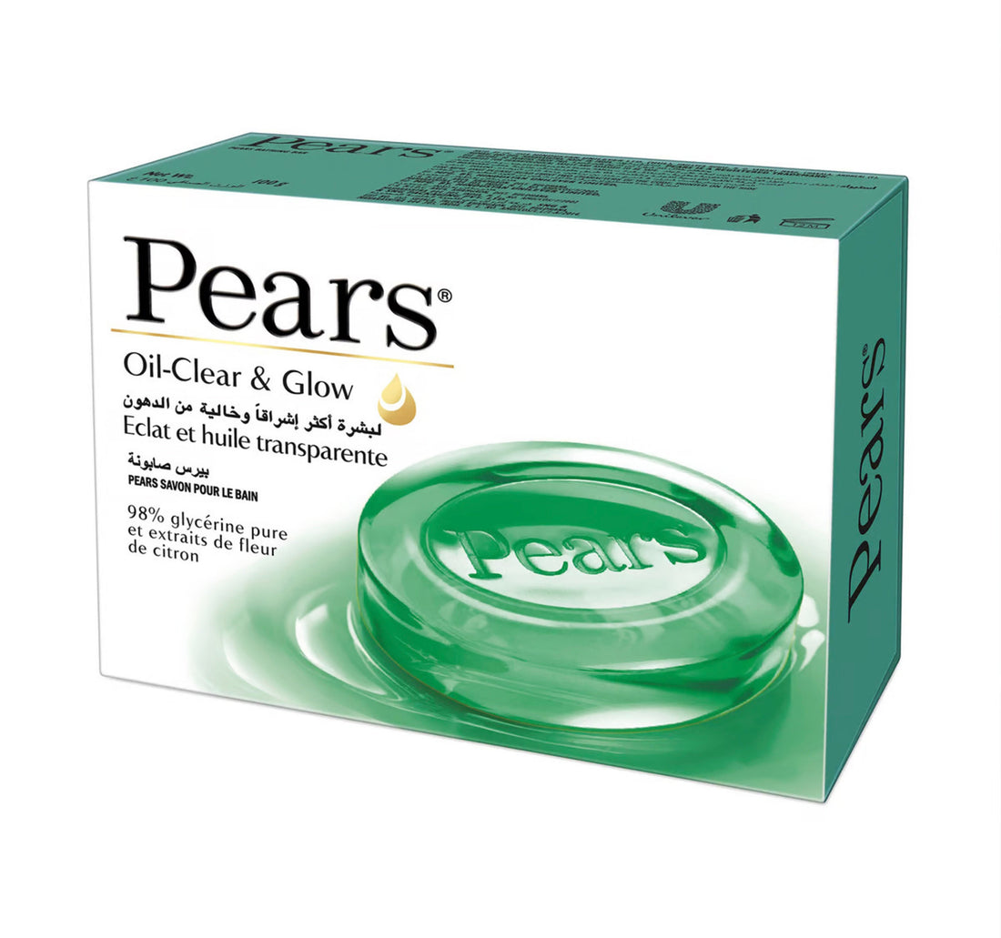 Pears Oil Clear & Glow Soap Glycerin & Lemon Flower 125 g