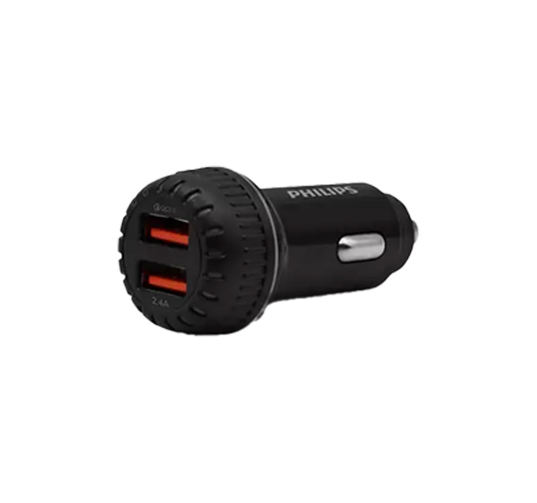 Philips Dual Port Car Charger DLP4522NB