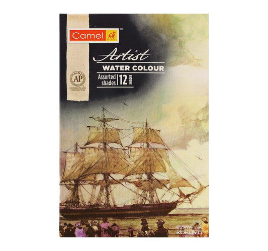 Camel Artist Water Colour Tube 5mlx12 Shades