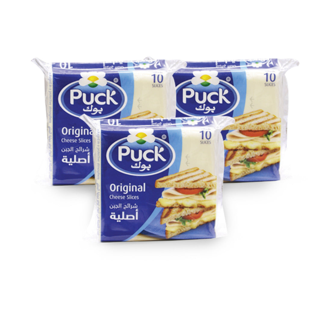 Puck Slice Cheese Regular 3x200 g