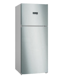 Bosch Series 4 Double Door Refrigerator, 542L, Brushed steel, KDN76XI30M