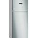Bosch Series 4 Double Door Refrigerator, 542L, Brushed steel, KDN76XI30M