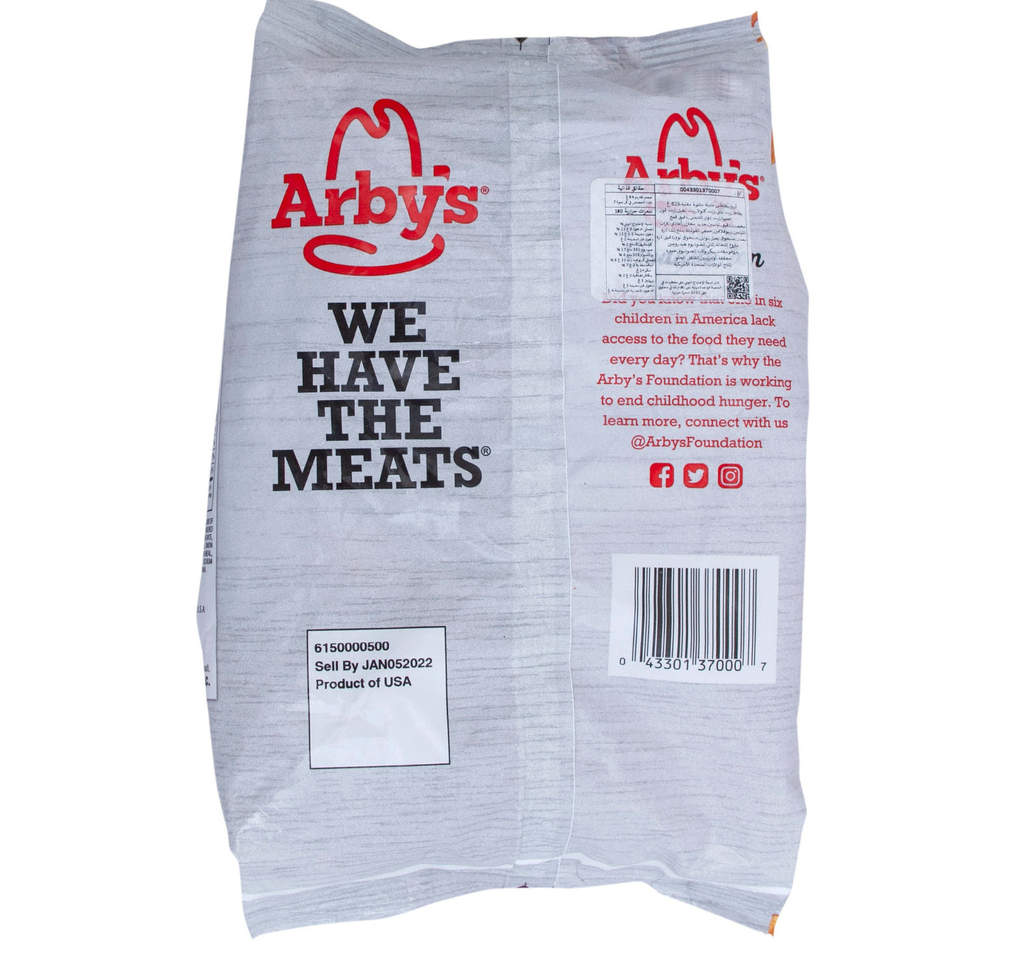 Arbys Seasoned Curly Fries 623 g