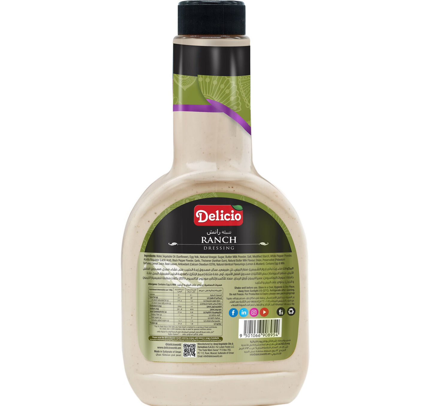 Delicio Ranch Dressing 532 ml