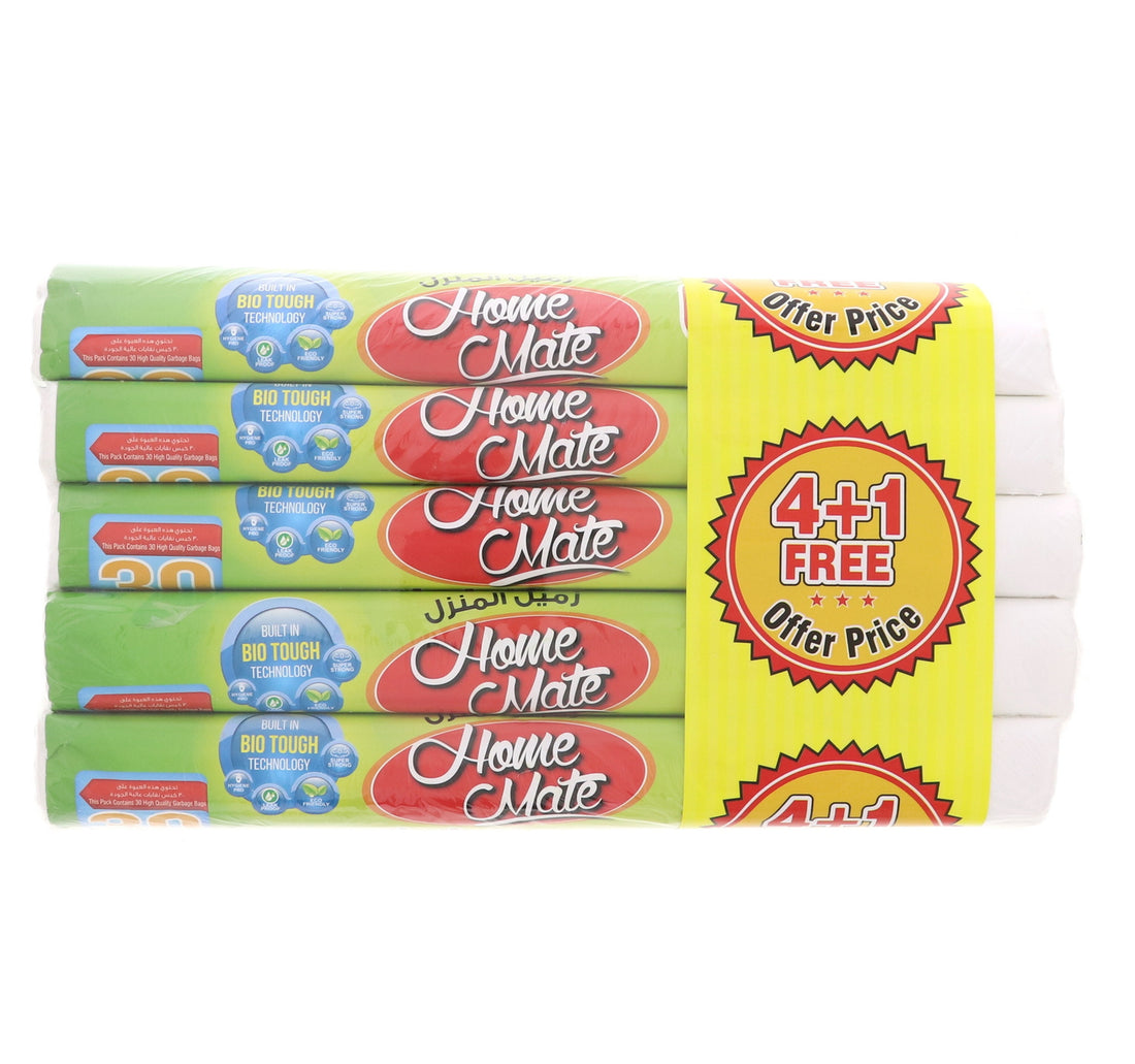 Home Mate Garbage Bag Size 46 x 52cm 5 x 30pcs