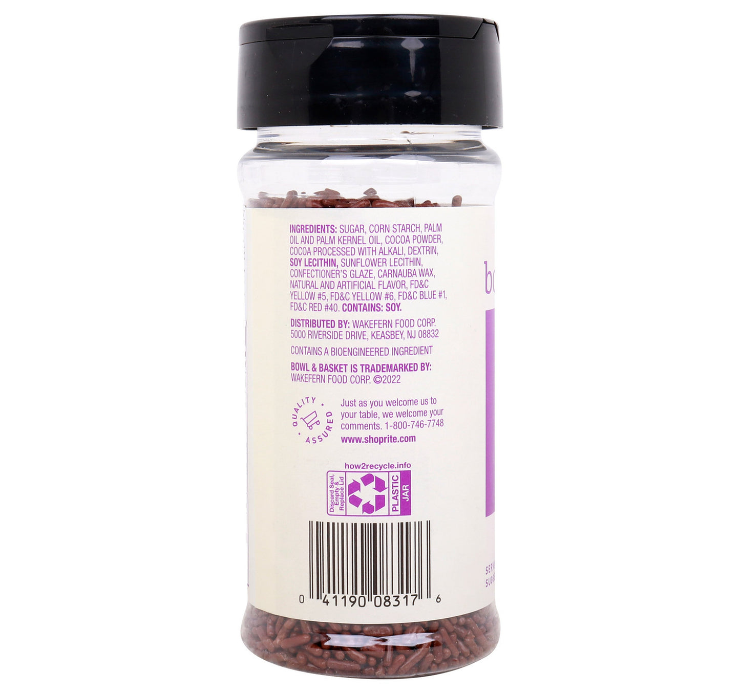 Bowl & Basket Chocolate Sprinkles 142 g