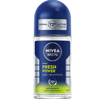 Nivea Men Fresh Power Antiperspirant Roll-on for Men 50 ml