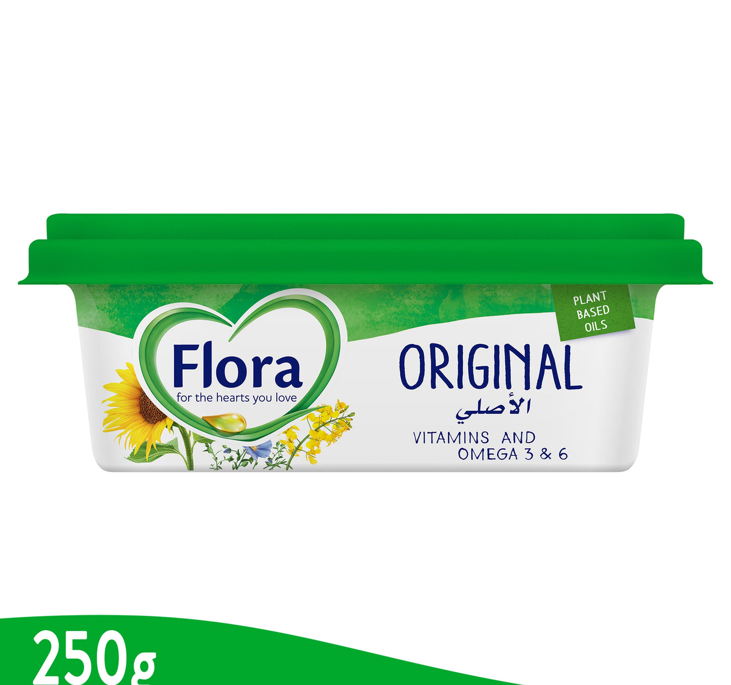 Flora Original Vegetable Oil Spread 250 g