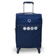 Delsey Brochant 4 Wheel Soft Trolley, 55 cm, Blue