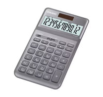 Casio Compact Desk Type 12 Digit Calculator, Grey, JW-200SC-GY
