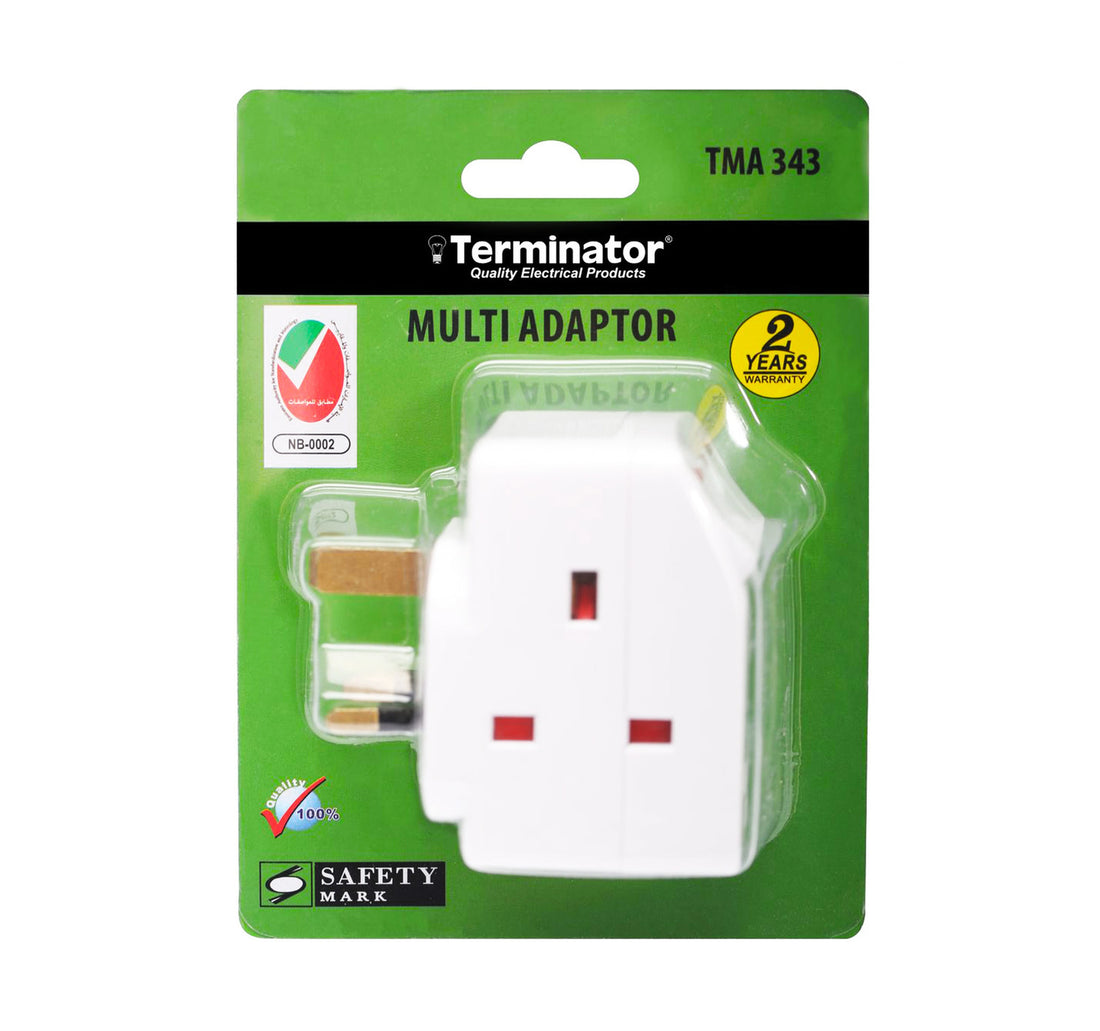 Terminator Multi Adaptor 3 Way + Switch TMA 343 – Shefs
