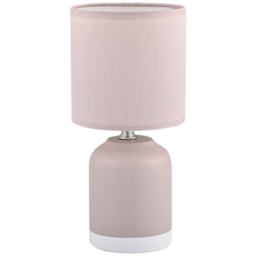 Maple Leaf Ceramic Table Lamp White