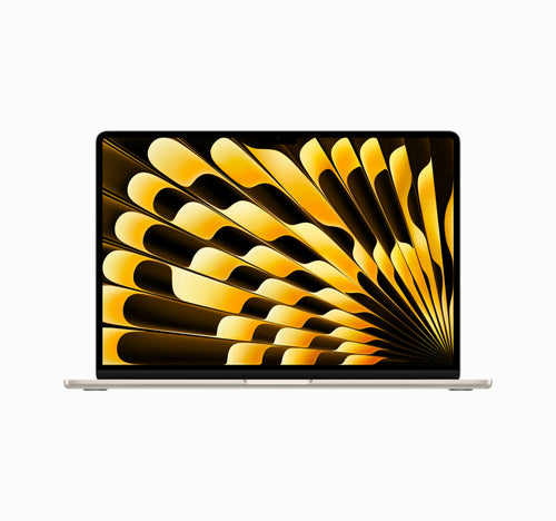 Apple MacBook Air M2 Chip, 15 inches Dispaly, 8 GB RAM, 256 GB Storage, Starlight, MQKU3AB/A