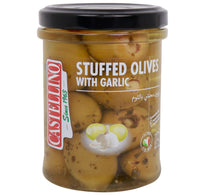 Castellino Stuffed Olives With Garlic 115 g
