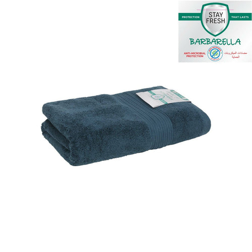 Barbarella Anti-Microbial Bath Towel, 70 x 140 cm, Blue