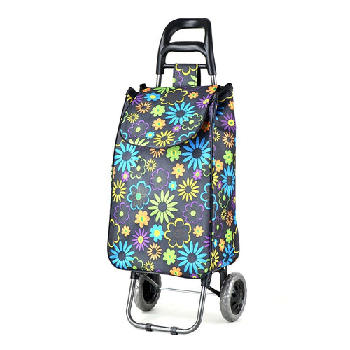Pearl Printed Shopping Cart Trolley, Assorted, SC02