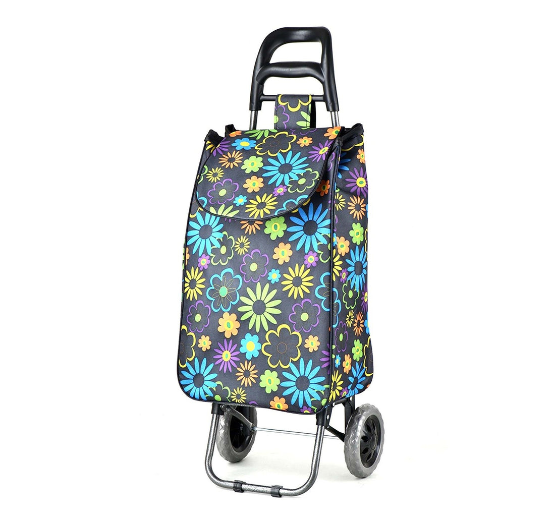 Pearl Printed Shopping Cart Trolley, Assorted, SC02