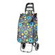 Pearl Printed Shopping Cart Trolley, Assorted, SC02