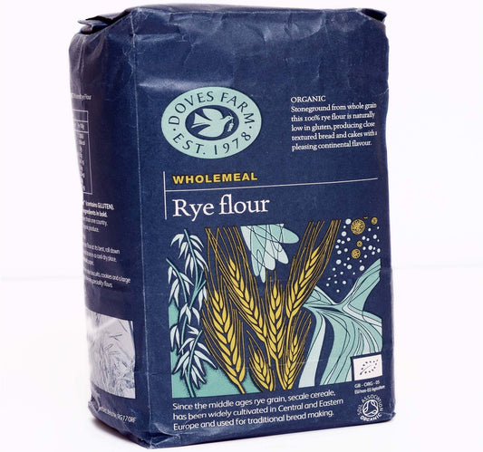 Doves Farm Organic Wholemeal Rye Flour 1 kg