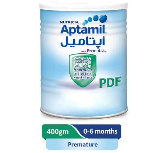 تركيبة حليب أبتاميل بعد الخروج من المستشفى من عمر 0 ​​إلى 6 أشهر 400 جرام