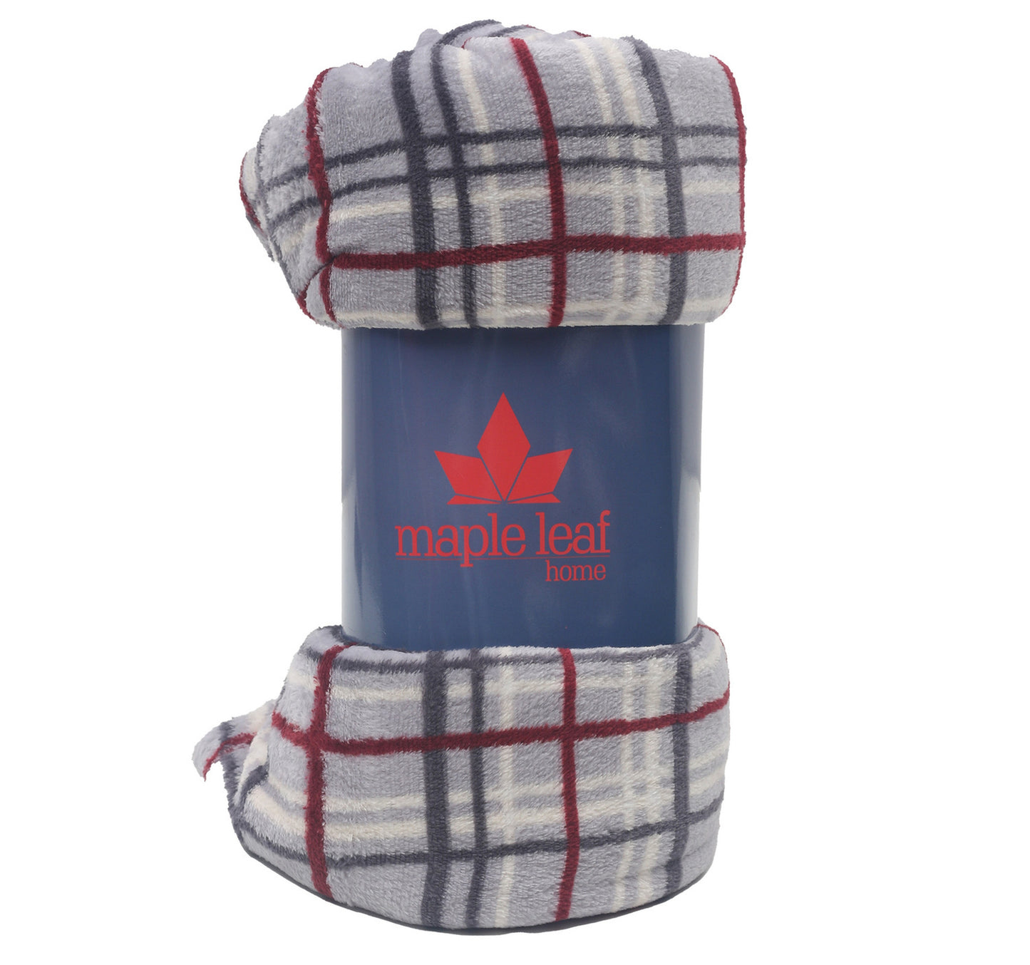 Maple Leaf Flannel Blanket 160 x 200cm Assorted