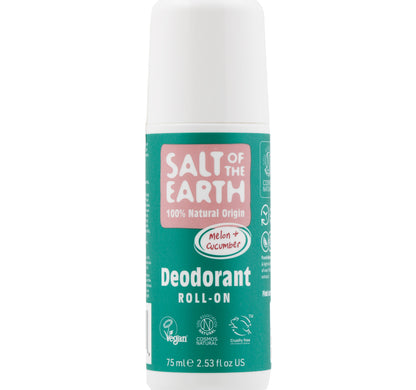 Salt Of The Earth Melon & Cucumber Deodorant Roll-On 75 ml