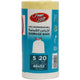 Home Mate White Drawstring Garbage Bag 5 Gallons Size 46 x 52cm 20pcs