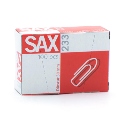 Sax Paper Clip 233-30mm 100's
