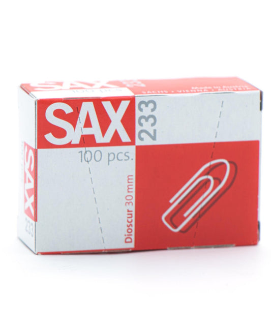 Sax Paper Clip 233-30mm 100's