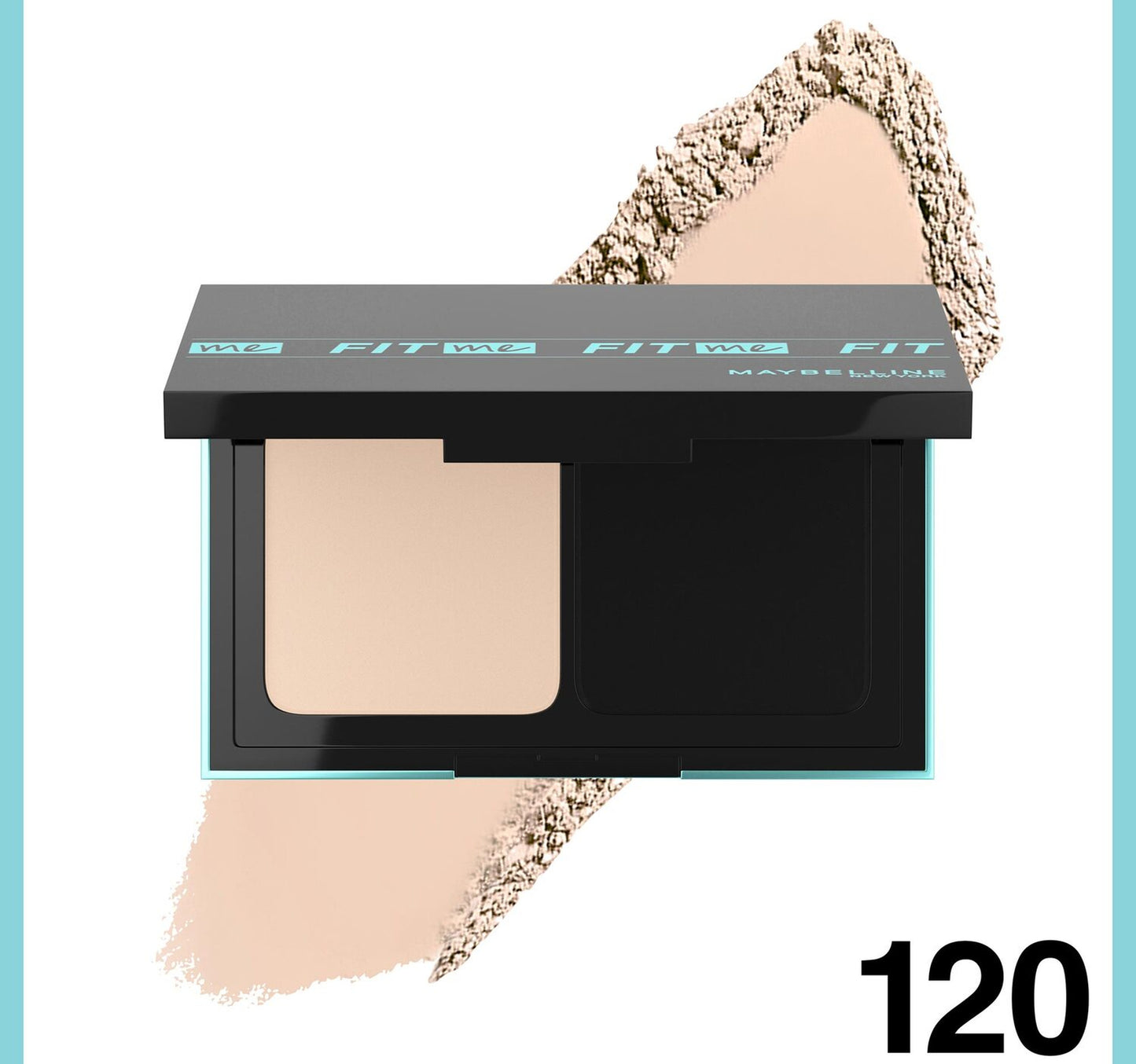 Maybelline Fit Me Matte Poreless Powder Foundation 120