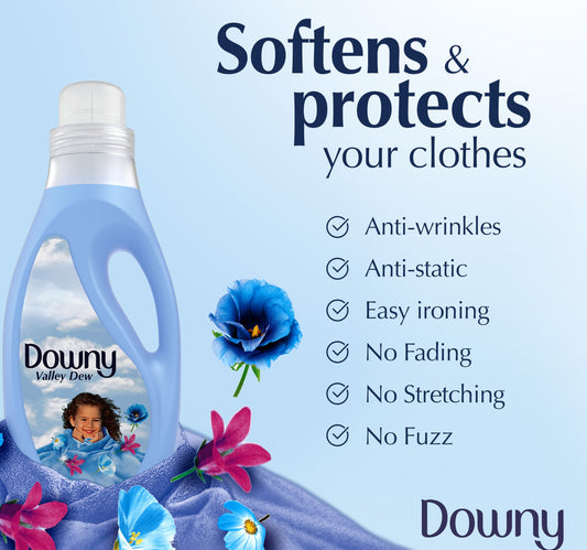 Downy Regular Fabric Softener Valley Dew 3 Litre