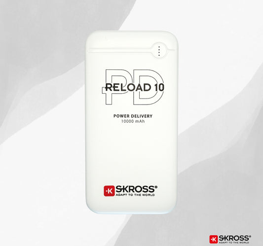 Skross RELOAD 10 Power Bank, 10000mAh, White, 1400137-HGF-W