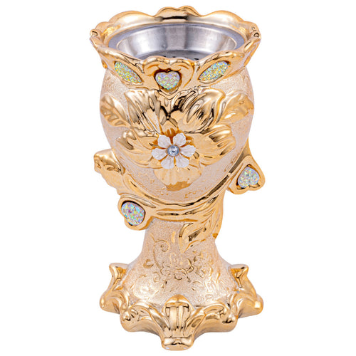 Maple Leaf Liam Ceramic Burner 18.6cm Gold